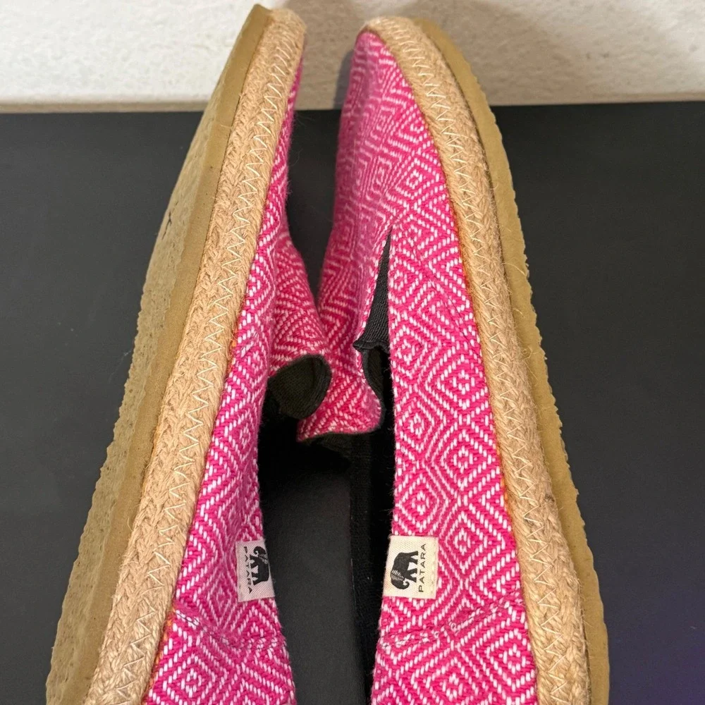 Patara Seeker Slip On‎ Pink Espadrille Loafers